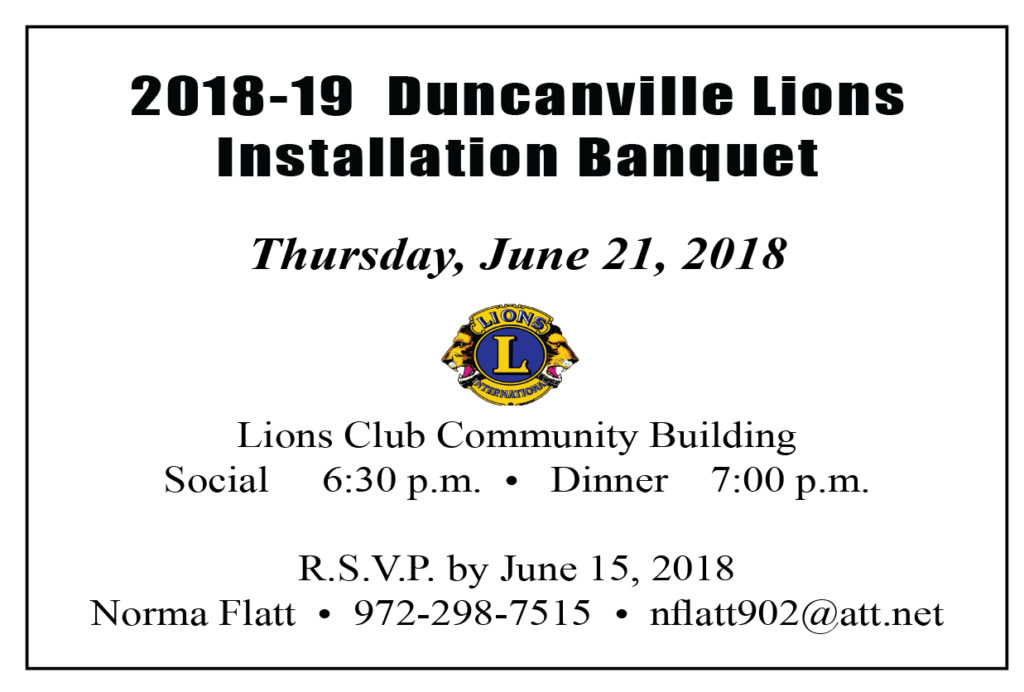 2018-19 Installation Banquet